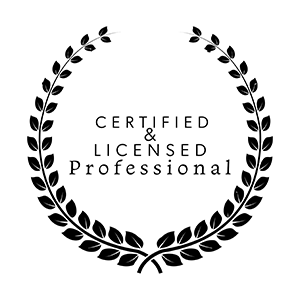 Certified and Licensed Professional badge